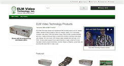 Desktop Screenshot of elmvideotechnology.com