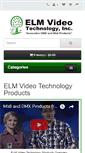 Mobile Screenshot of elmvideotechnology.com